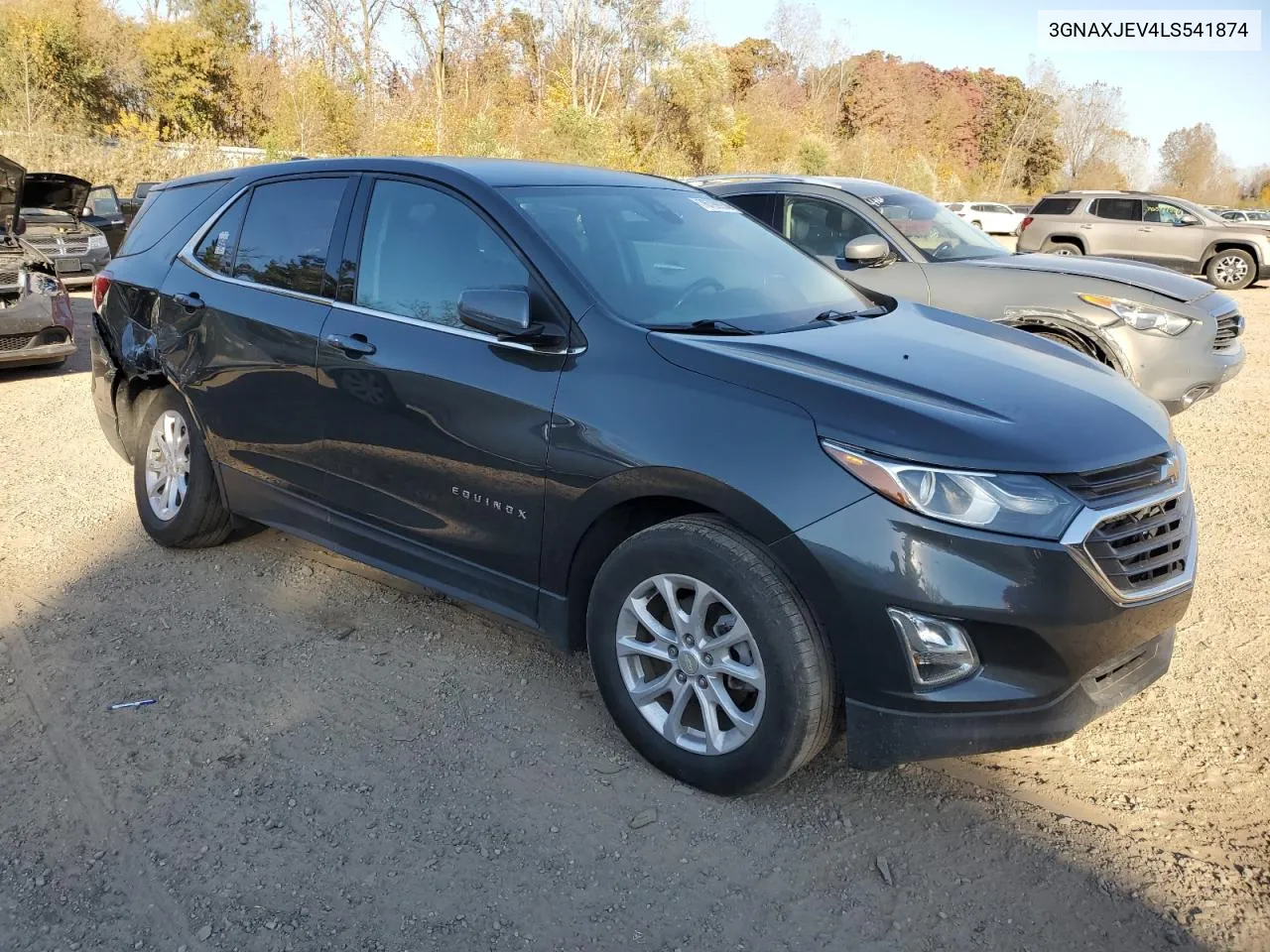 2020 Chevrolet Equinox Lt VIN: 3GNAXJEV4LS541874 Lot: 76799934