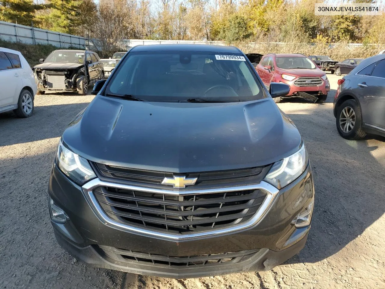 2020 Chevrolet Equinox Lt VIN: 3GNAXJEV4LS541874 Lot: 76799934