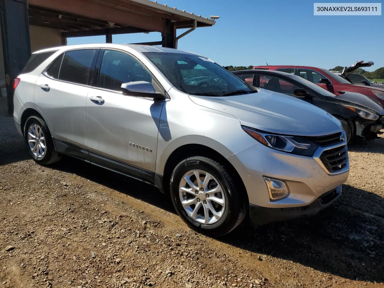 2020 Chevrolet Equinox Lt VIN: 3GNAXKEV2LS693111 Lot: 76808804