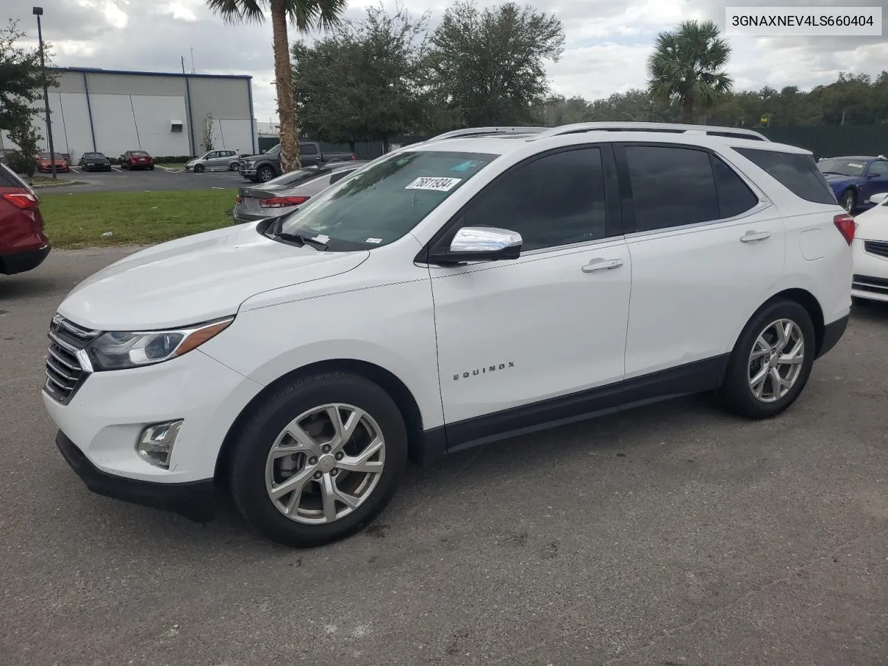 2020 Chevrolet Equinox Premier VIN: 3GNAXNEV4LS660404 Lot: 76811934