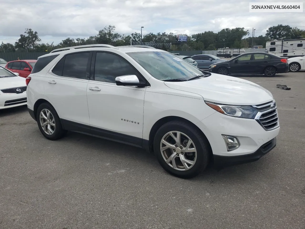 2020 Chevrolet Equinox Premier VIN: 3GNAXNEV4LS660404 Lot: 76811934