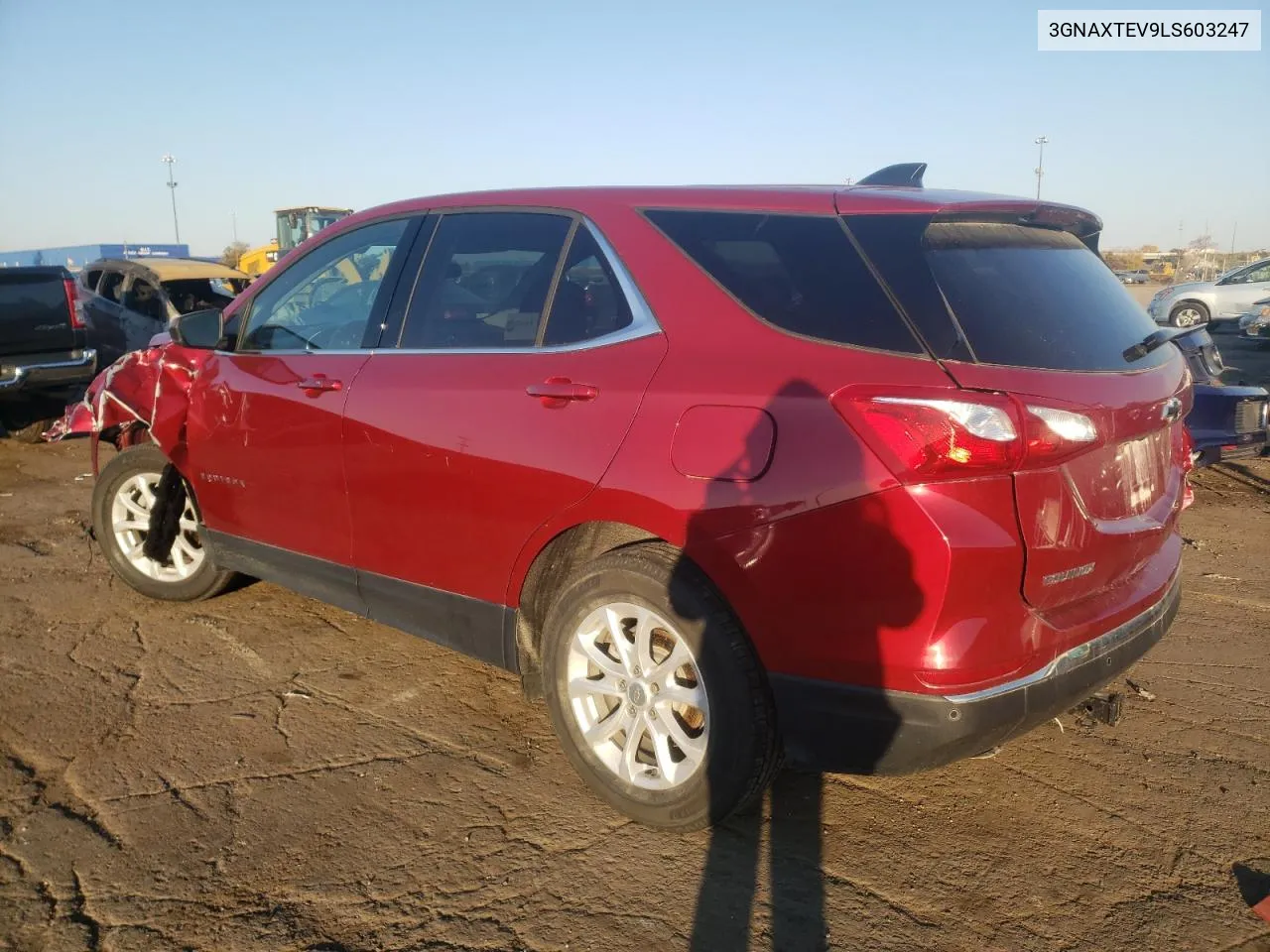 2020 Chevrolet Equinox Lt VIN: 3GNAXTEV9LS603247 Lot: 76818594