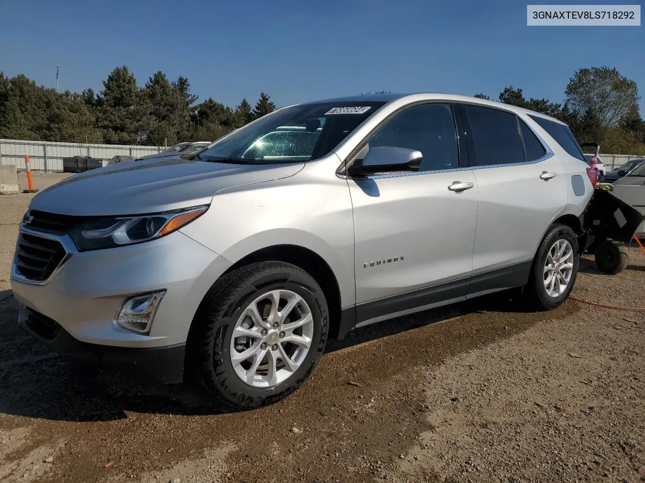 2020 Chevrolet Equinox Lt VIN: 3GNAXTEV8LS718292 Lot: 76868684