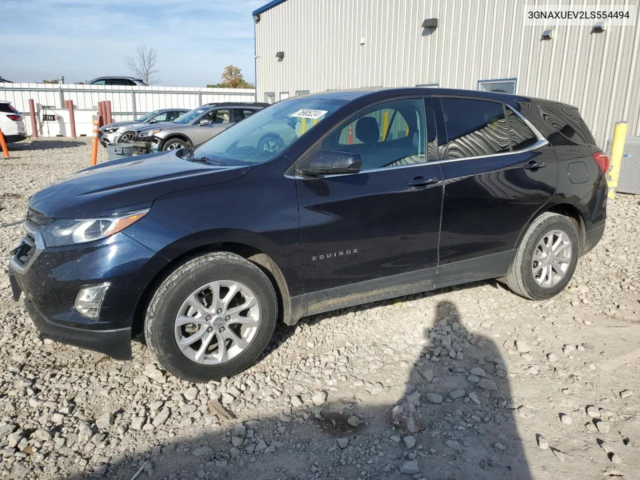 2020 Chevrolet Equinox Lt VIN: 3GNAXUEV2LS554494 Lot: 76905224