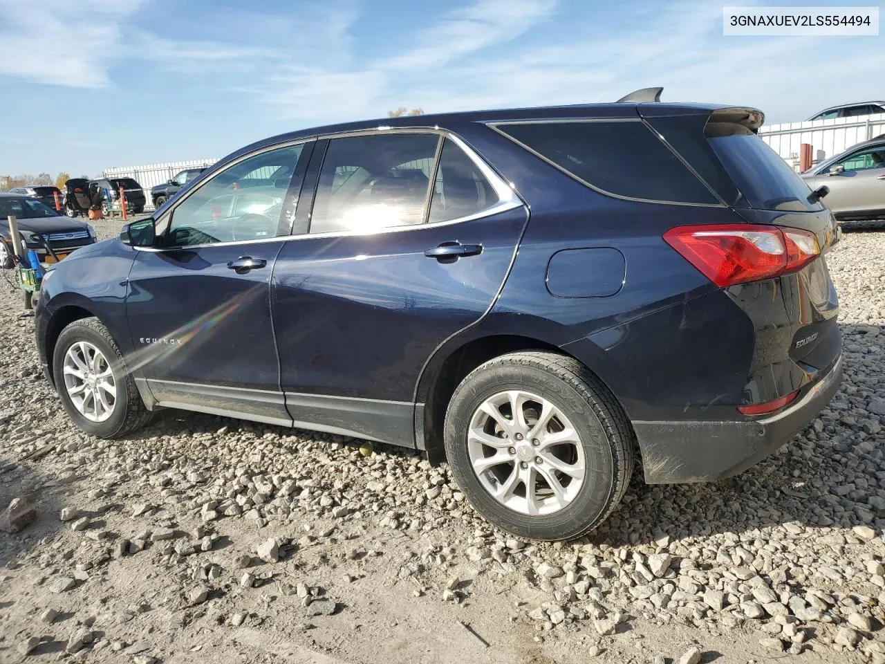 2020 Chevrolet Equinox Lt VIN: 3GNAXUEV2LS554494 Lot: 76905224