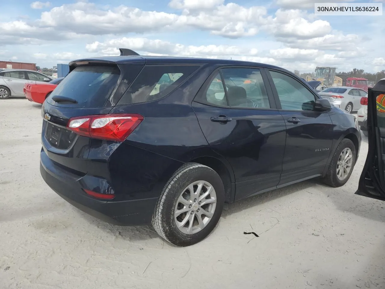 2020 Chevrolet Equinox Ls VIN: 3GNAXHEV1LS636224 Lot: 76959064