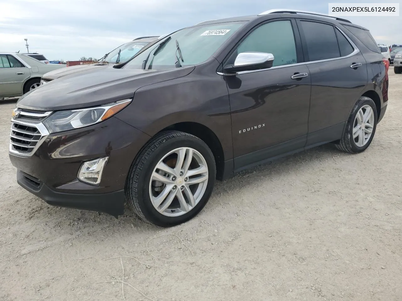 2020 Chevrolet Equinox Premier VIN: 2GNAXPEX5L6124492 Lot: 76974564