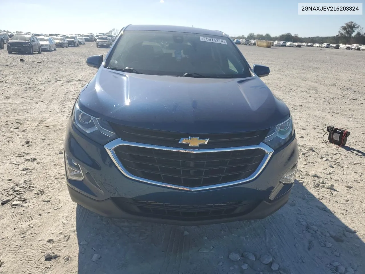 2020 Chevrolet Equinox Lt VIN: 2GNAXJEV2L6203324 Lot: 76975174