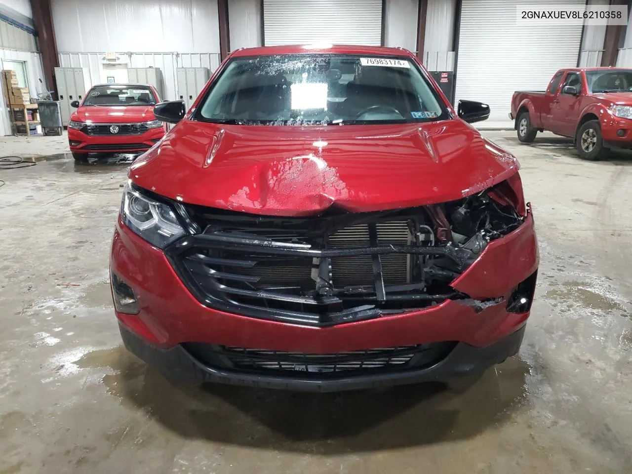 2020 Chevrolet Equinox Lt VIN: 2GNAXUEV8L6210358 Lot: 76983174