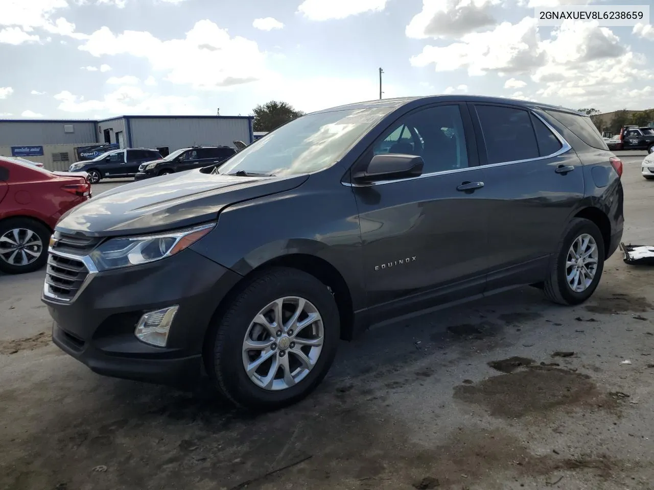 2020 Chevrolet Equinox Lt VIN: 2GNAXUEV8L6238659 Lot: 77017964