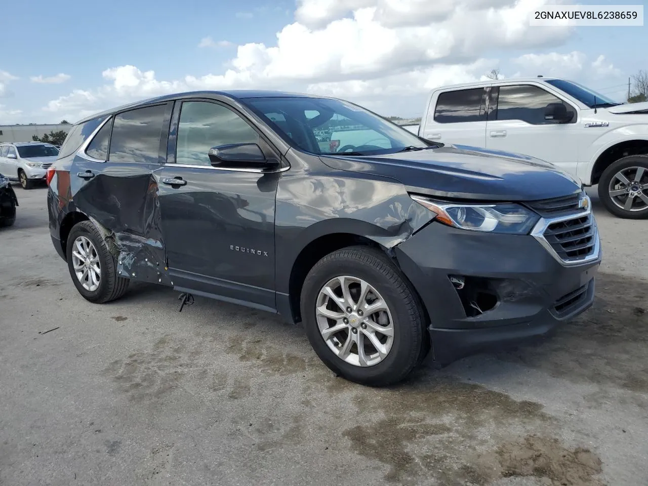 2020 Chevrolet Equinox Lt VIN: 2GNAXUEV8L6238659 Lot: 77017964