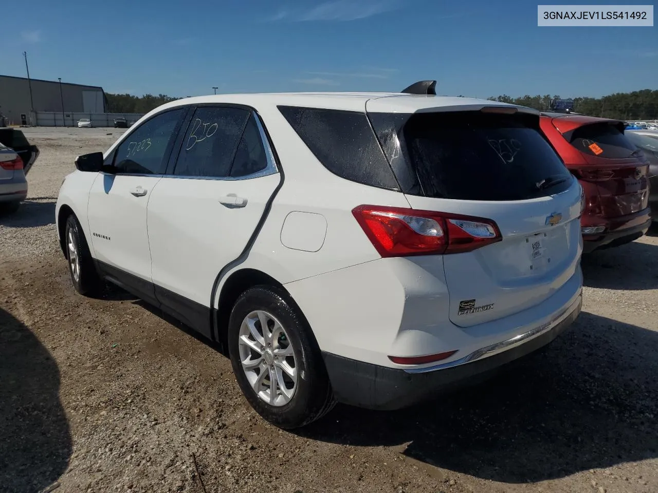 2020 Chevrolet Equinox Lt VIN: 3GNAXJEV1LS541492 Lot: 77018684