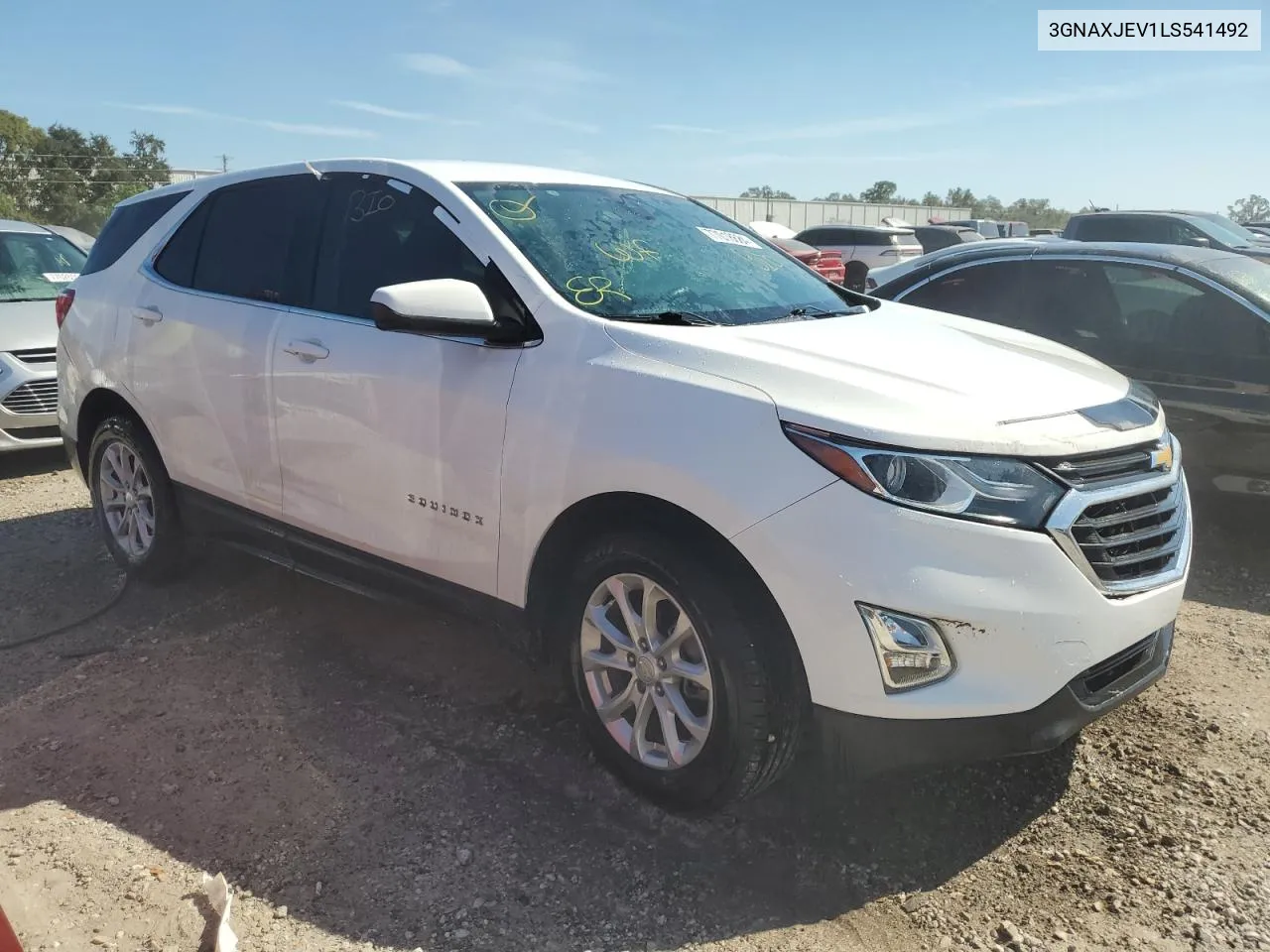 2020 Chevrolet Equinox Lt VIN: 3GNAXJEV1LS541492 Lot: 77018684