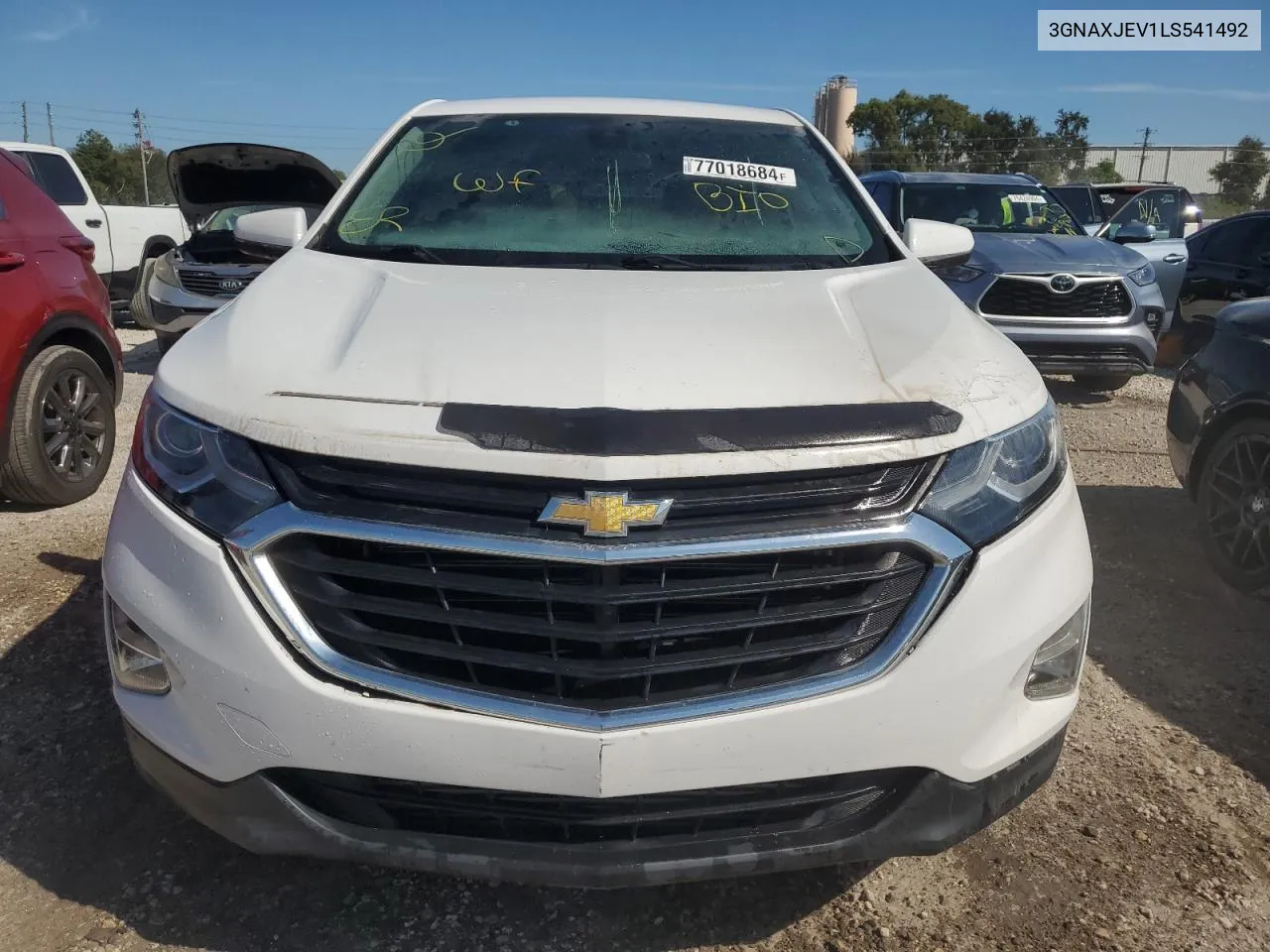 2020 Chevrolet Equinox Lt VIN: 3GNAXJEV1LS541492 Lot: 77018684