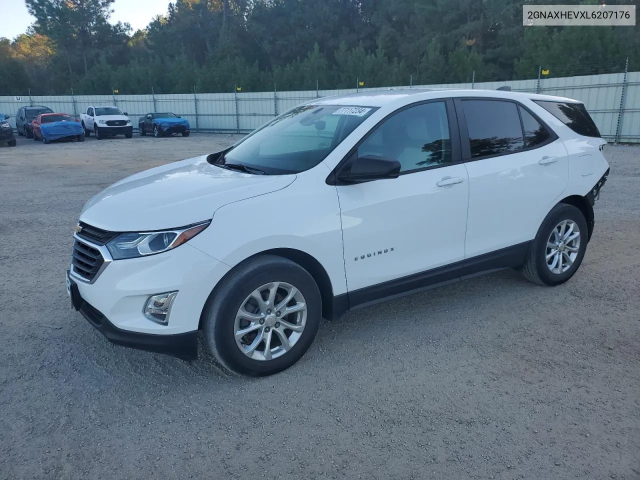 2020 Chevrolet Equinox Ls VIN: 2GNAXHEVXL6207176 Lot: 77117234