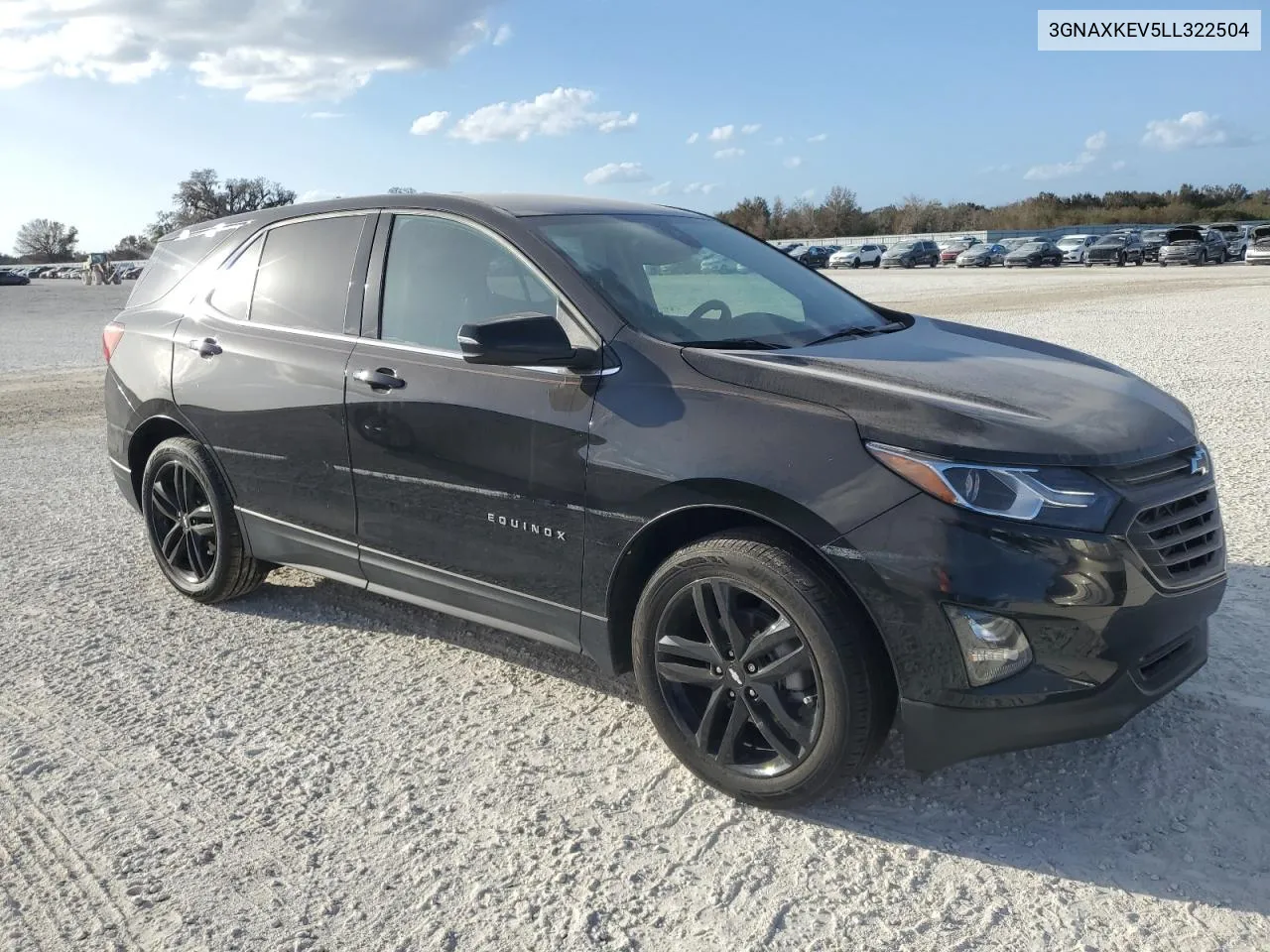 2020 Chevrolet Equinox Lt VIN: 3GNAXKEV5LL322504 Lot: 77118744