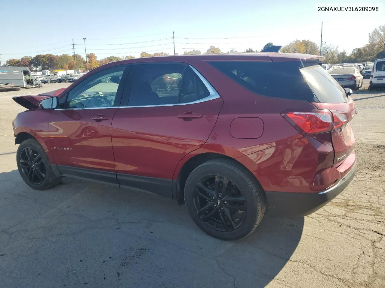 2020 Chevrolet Equinox Lt VIN: 2GNAXUEV3L6209098 Lot: 77148514