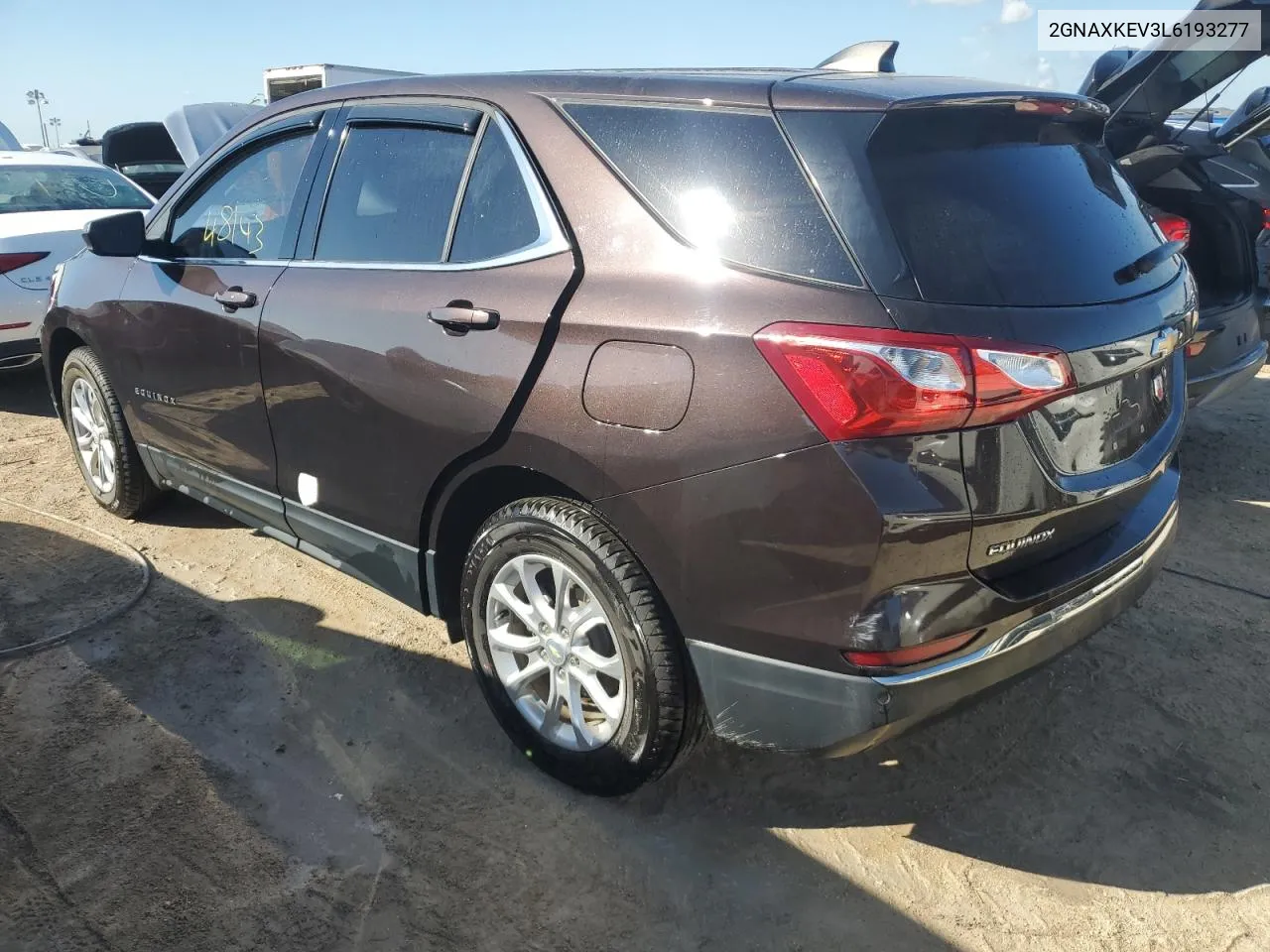 2020 Chevrolet Equinox Lt VIN: 2GNAXKEV3L6193277 Lot: 77181324