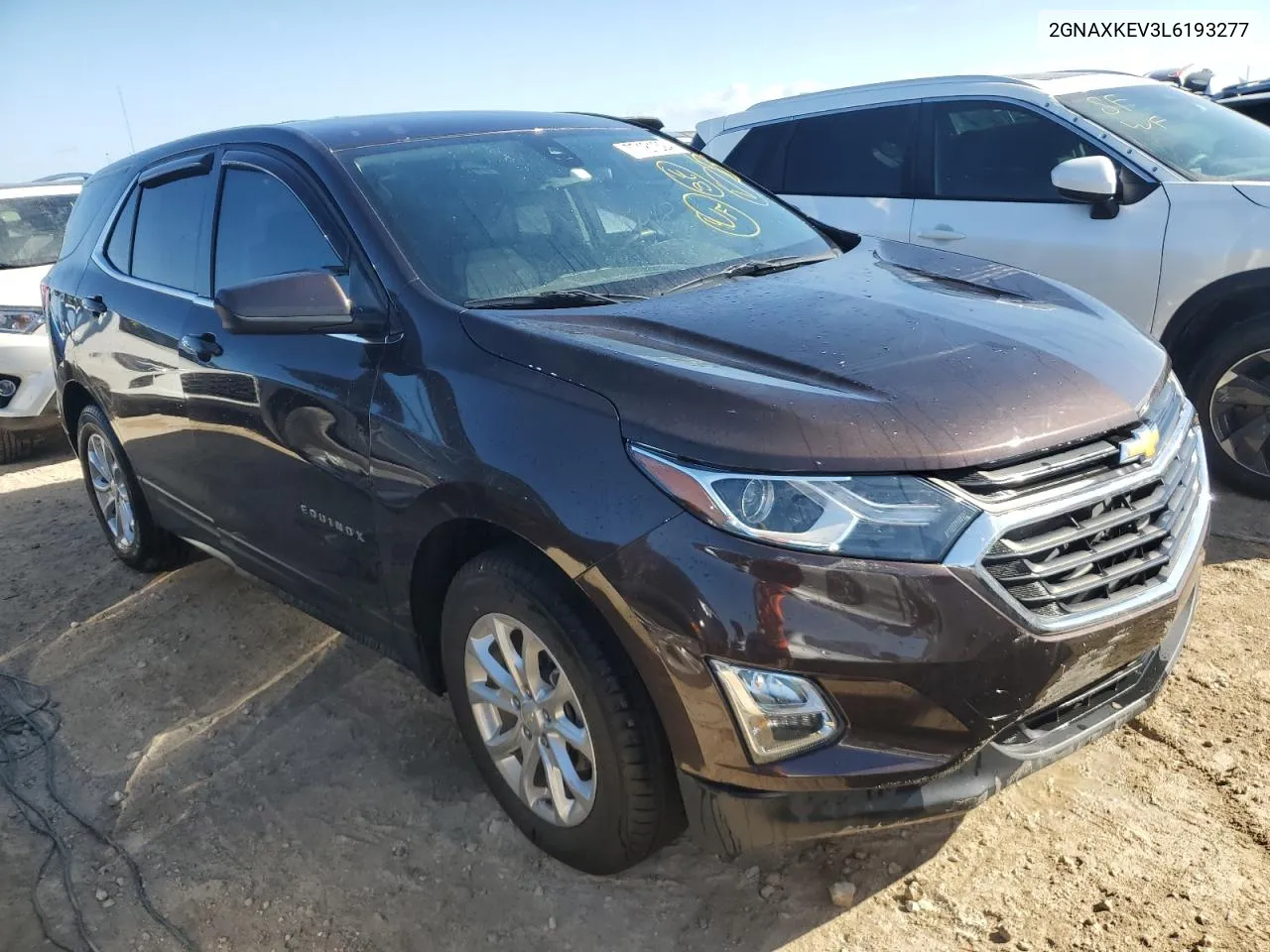 2020 Chevrolet Equinox Lt VIN: 2GNAXKEV3L6193277 Lot: 77181324