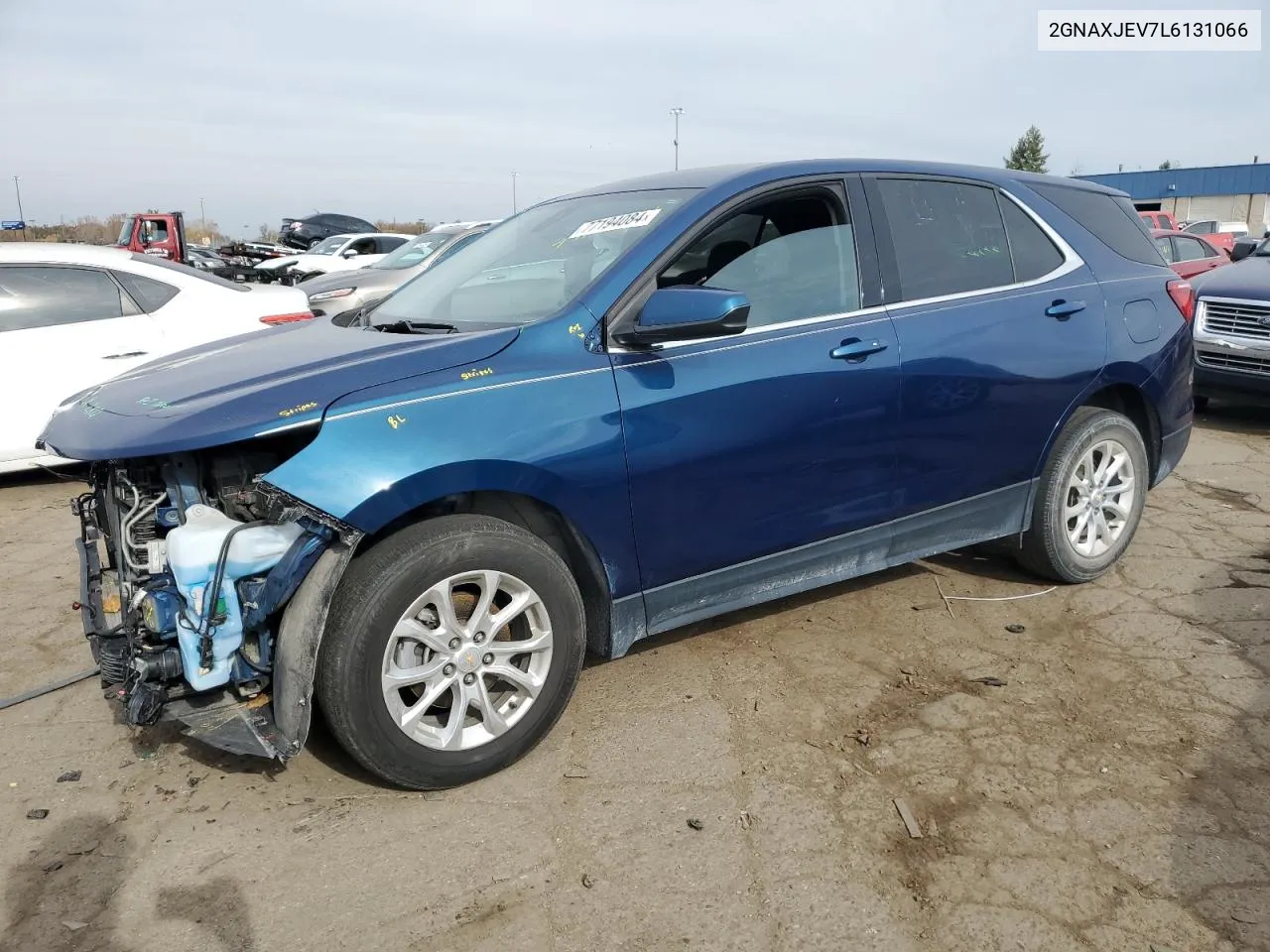 2020 Chevrolet Equinox Lt VIN: 2GNAXJEV7L6131066 Lot: 77194084