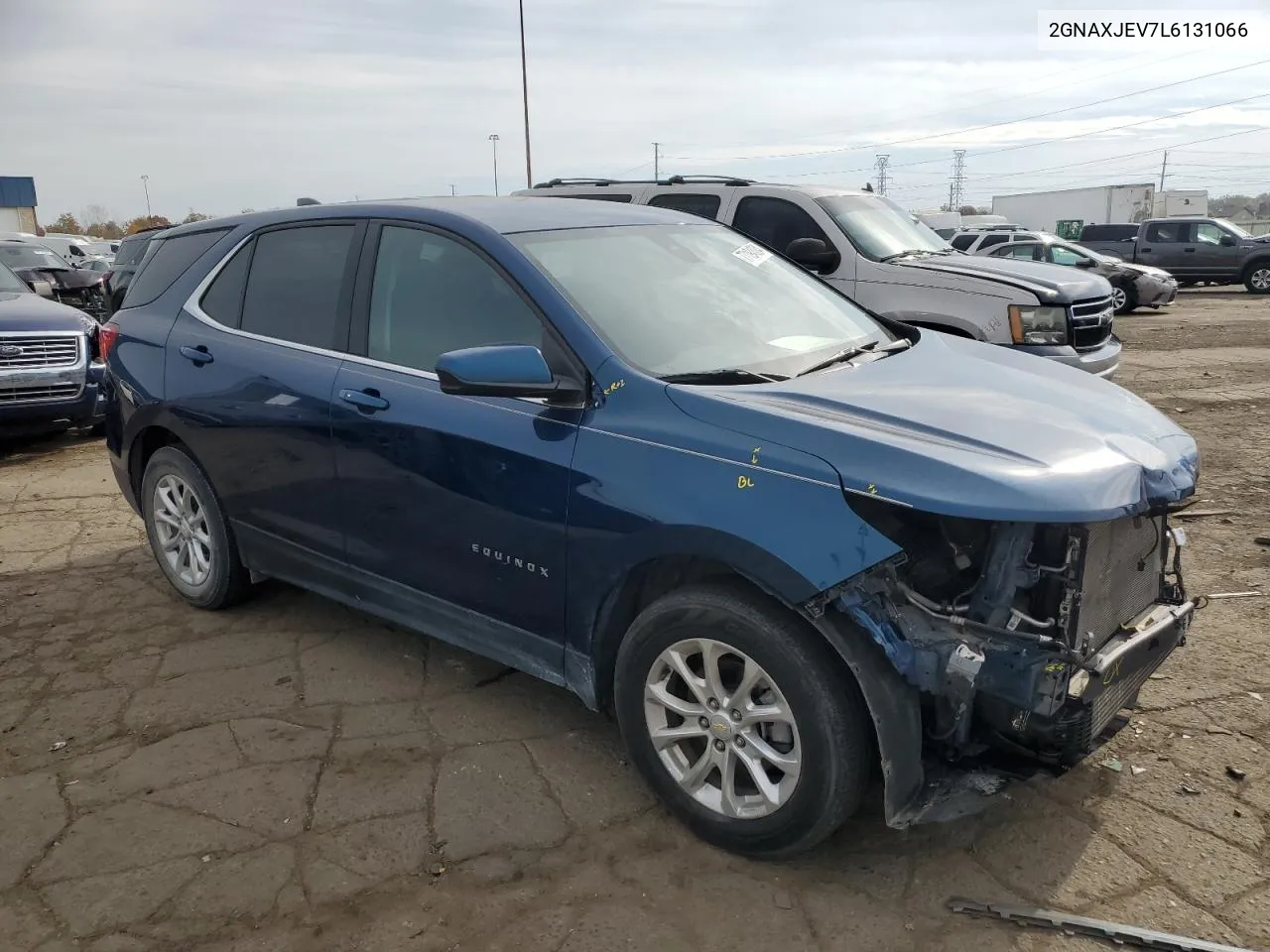 2020 Chevrolet Equinox Lt VIN: 2GNAXJEV7L6131066 Lot: 77194084