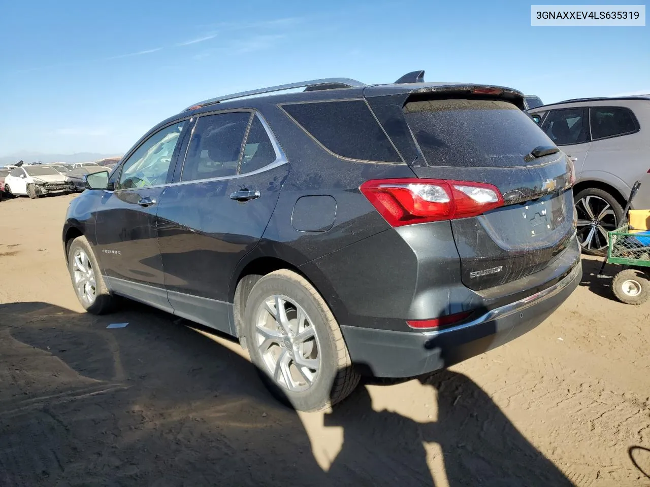 2020 Chevrolet Equinox Premier VIN: 3GNAXXEV4LS635319 Lot: 77232924