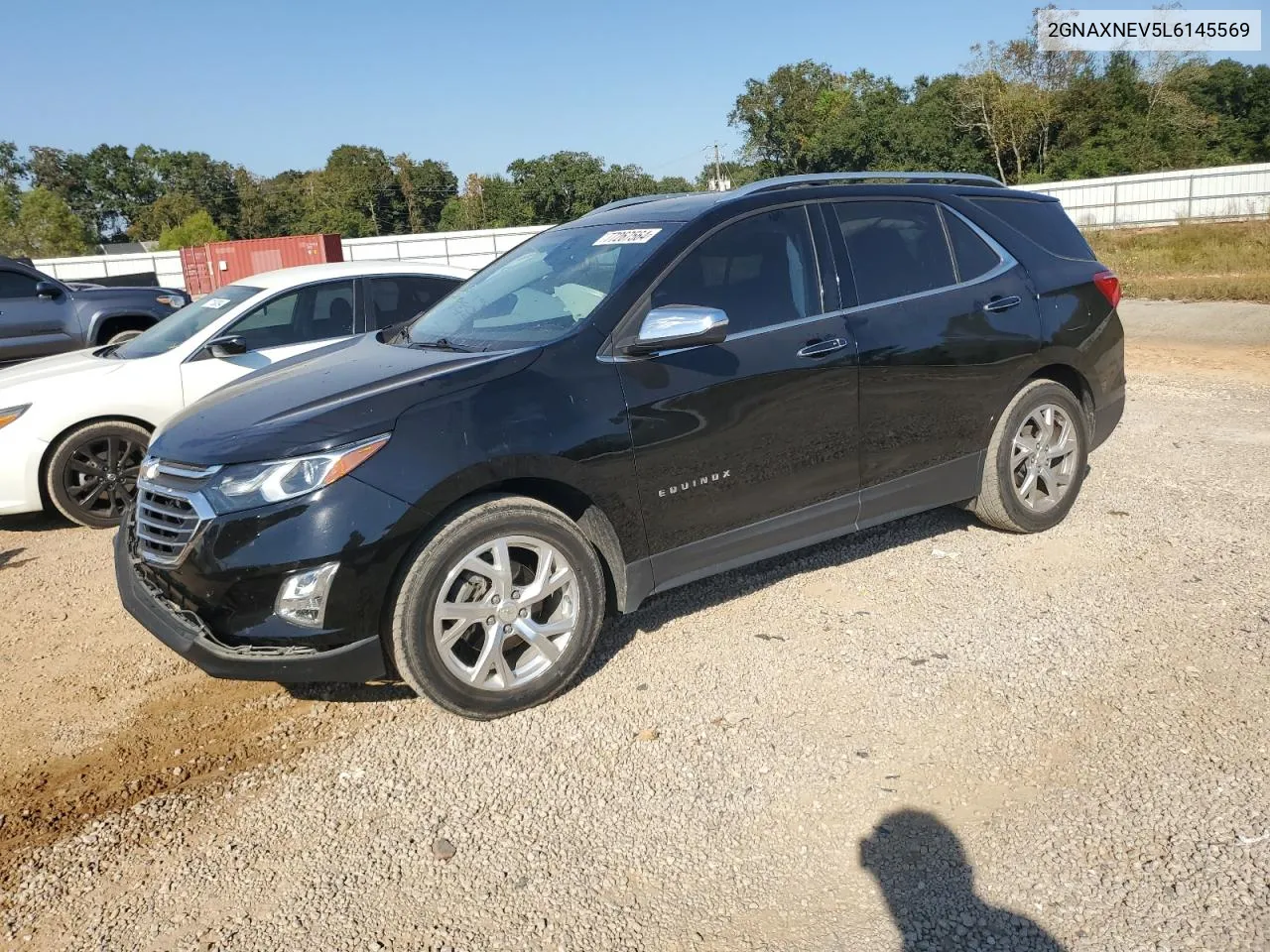 2020 Chevrolet Equinox Premier VIN: 2GNAXNEV5L6145569 Lot: 77267564