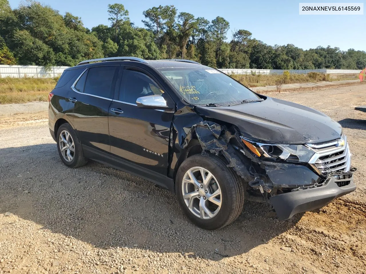 2020 Chevrolet Equinox Premier VIN: 2GNAXNEV5L6145569 Lot: 77267564