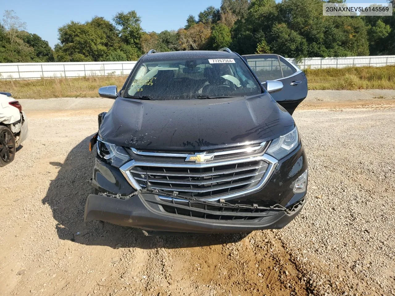 2020 Chevrolet Equinox Premier VIN: 2GNAXNEV5L6145569 Lot: 77267564