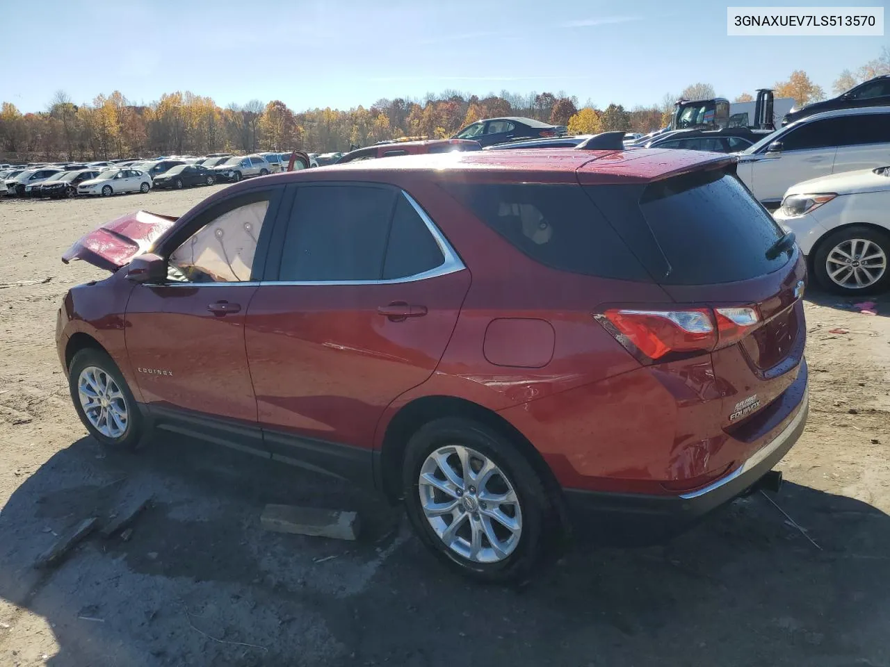 2020 Chevrolet Equinox Lt VIN: 3GNAXUEV7LS513570 Lot: 77351124