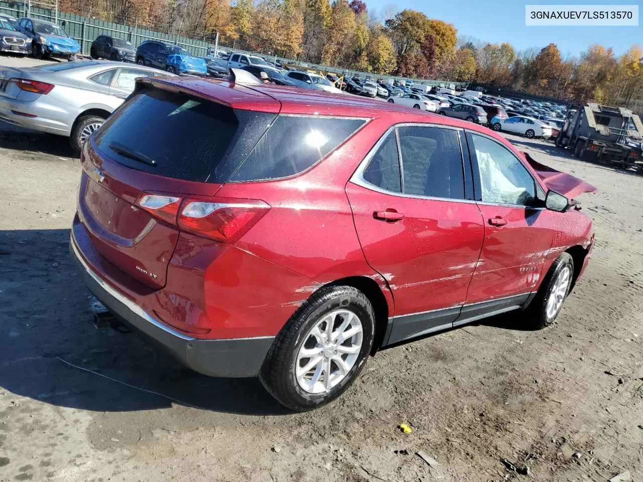 2020 Chevrolet Equinox Lt VIN: 3GNAXUEV7LS513570 Lot: 77351124