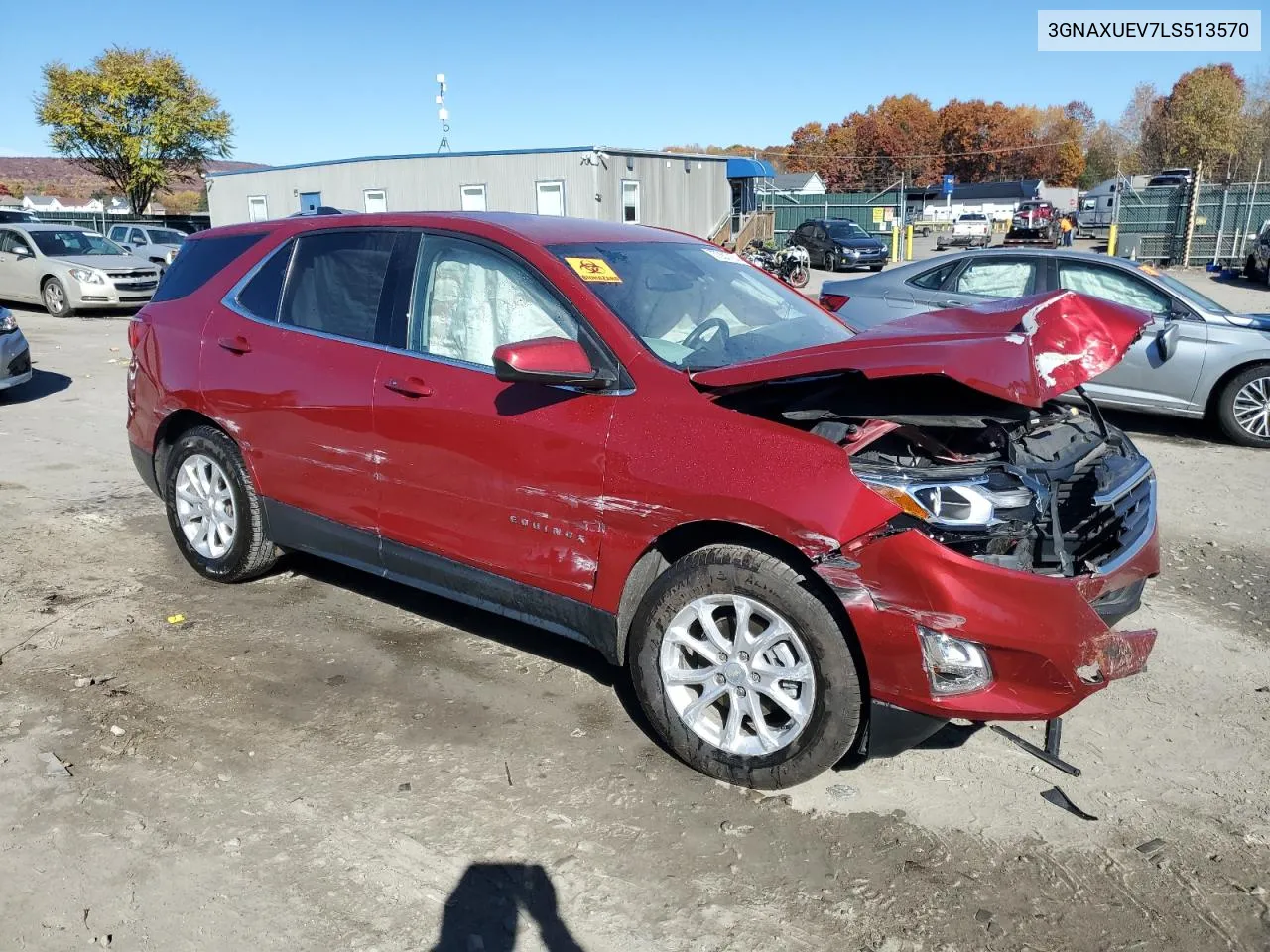 2020 Chevrolet Equinox Lt VIN: 3GNAXUEV7LS513570 Lot: 77351124