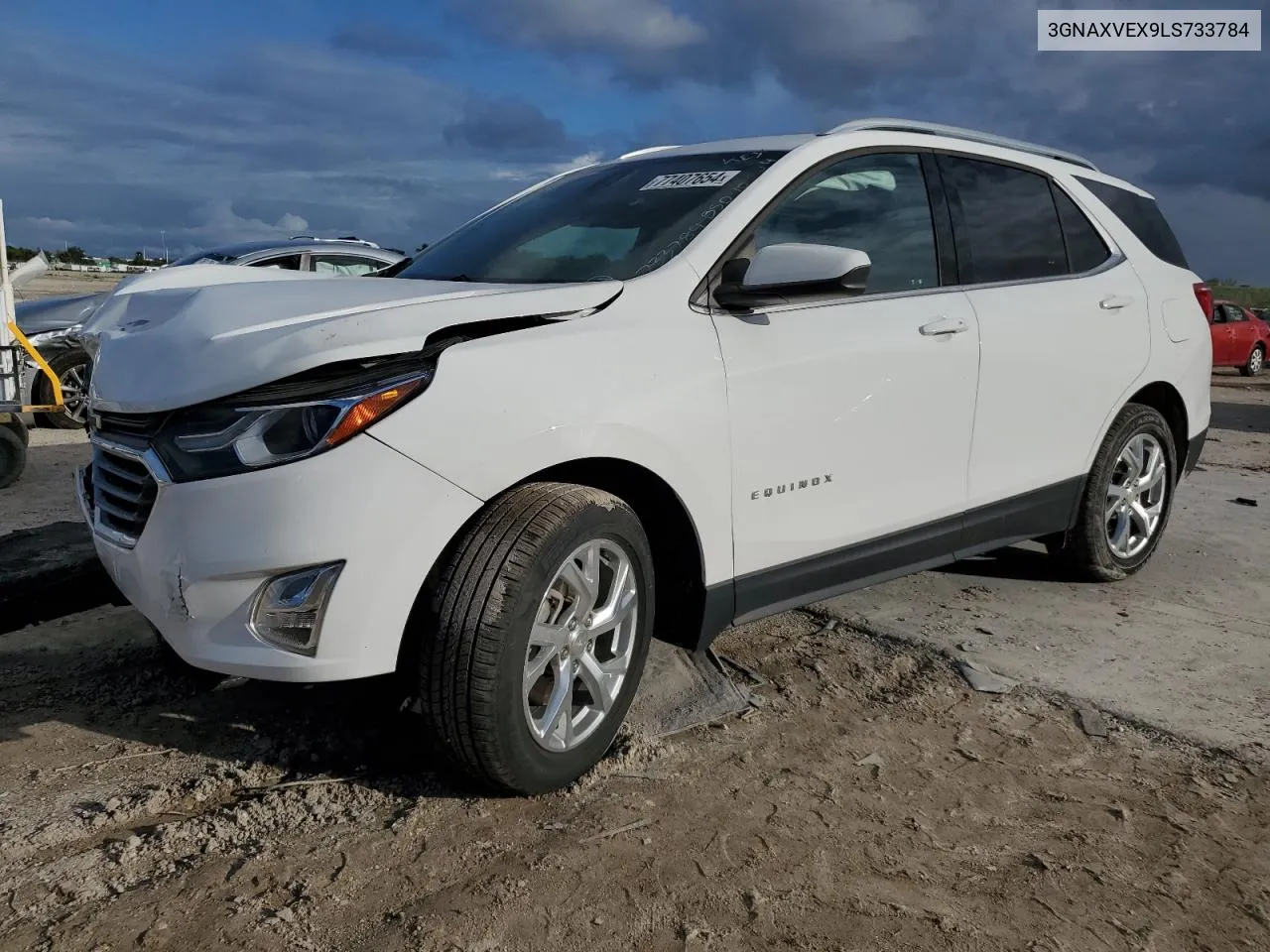 2020 Chevrolet Equinox Lt VIN: 3GNAXVEX9LS733784 Lot: 77407654