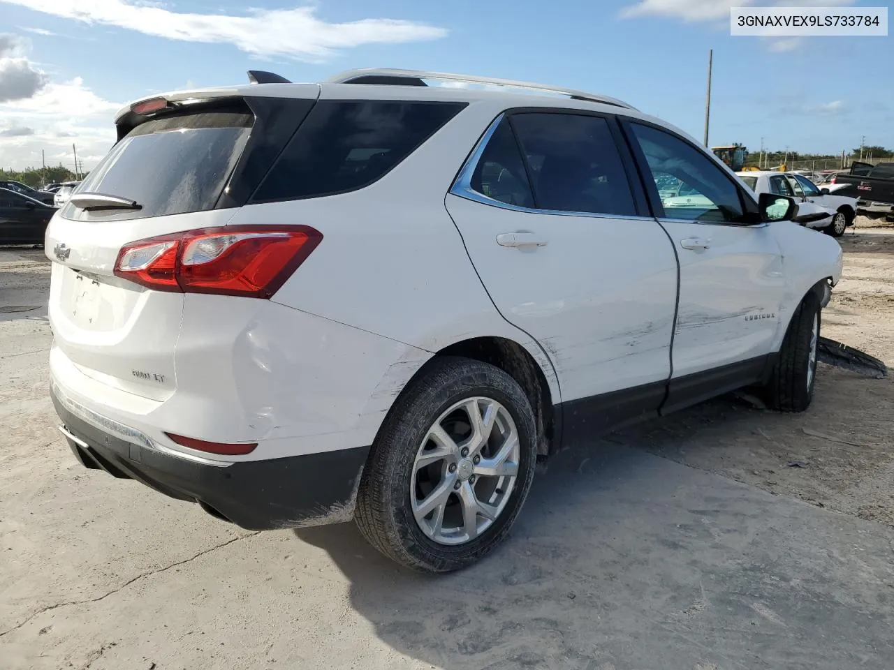 2020 Chevrolet Equinox Lt VIN: 3GNAXVEX9LS733784 Lot: 77407654