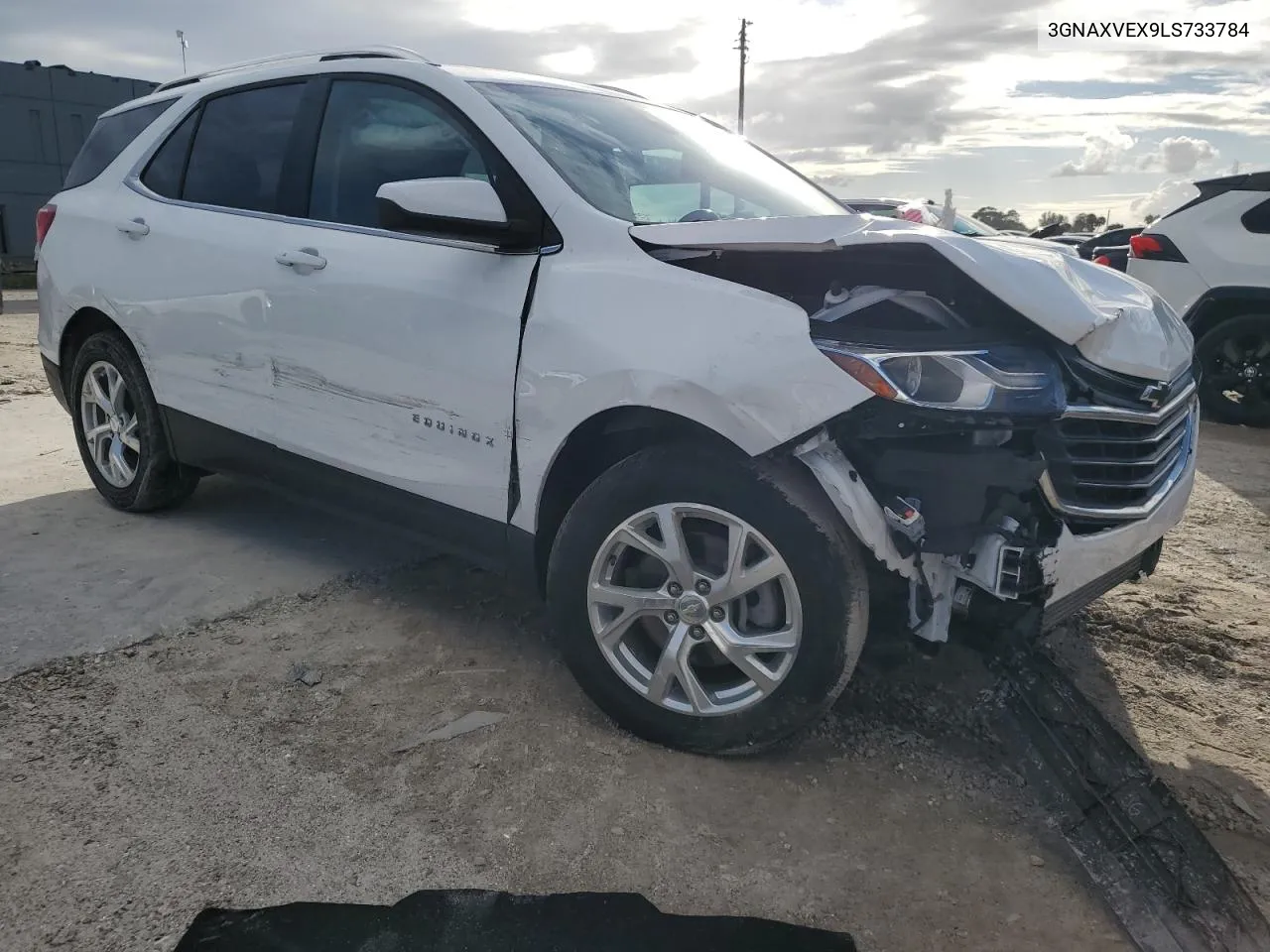 2020 Chevrolet Equinox Lt VIN: 3GNAXVEX9LS733784 Lot: 77407654