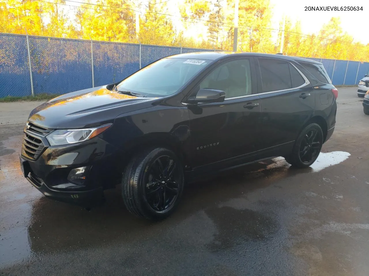 2020 Chevrolet Equinox Lt VIN: 2GNAXUEV8L6250634 Lot: 77416354