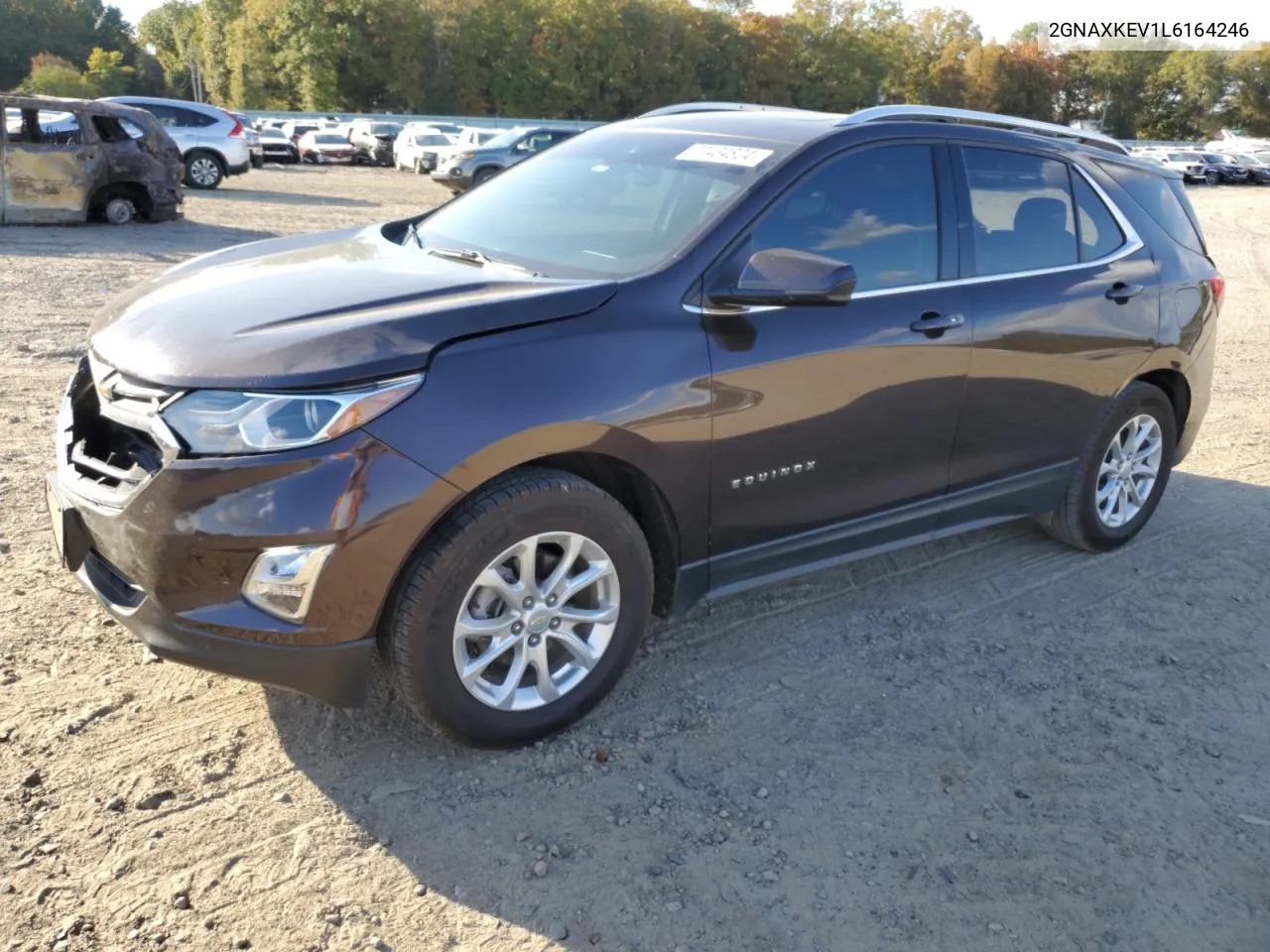 2020 Chevrolet Equinox Lt VIN: 2GNAXKEV1L6164246 Lot: 77434824