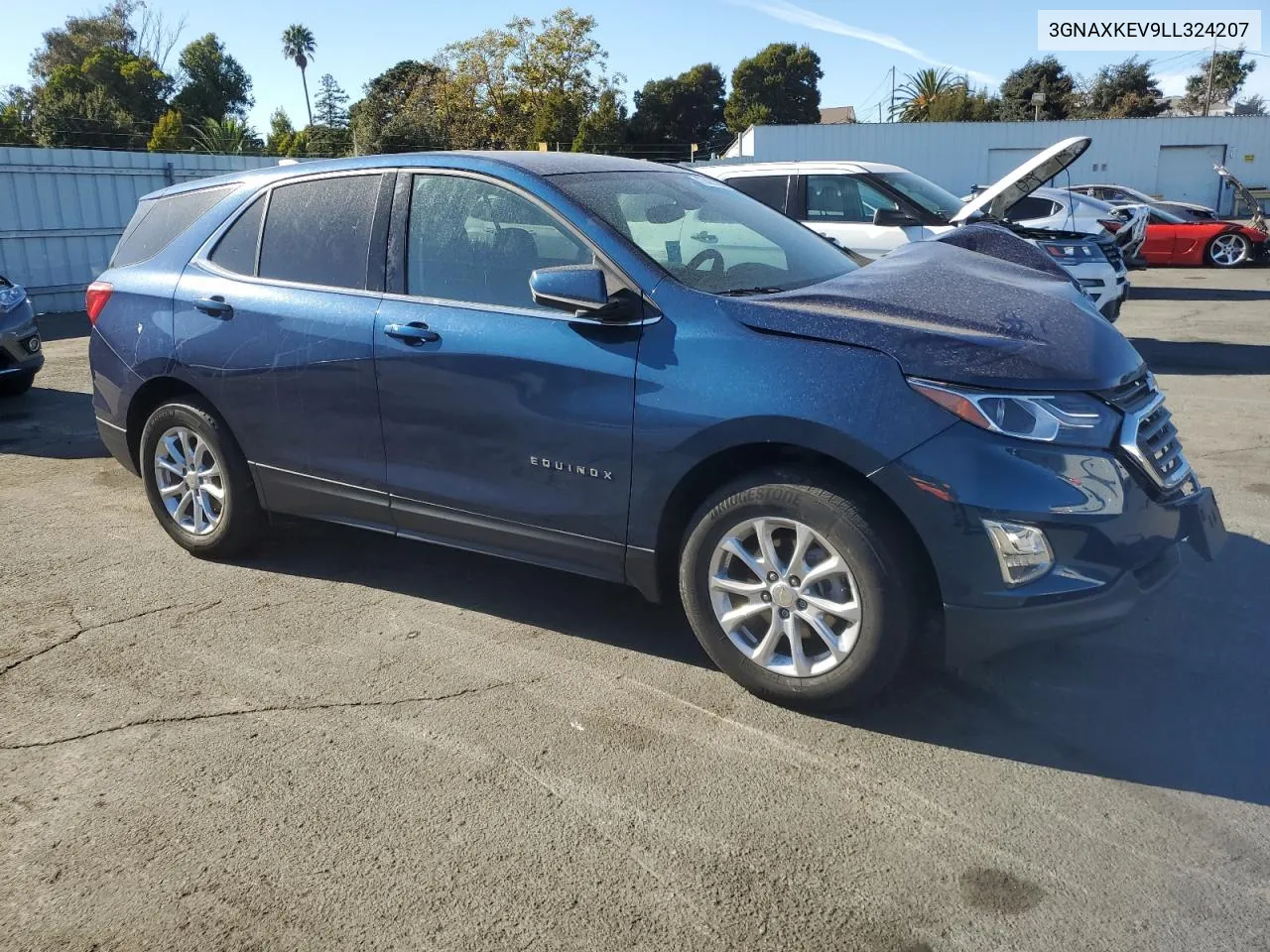 2020 Chevrolet Equinox Lt VIN: 3GNAXKEV9LL324207 Lot: 77451874