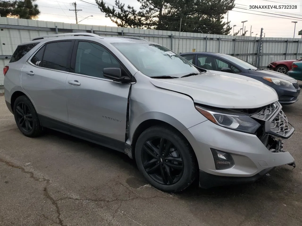 2020 Chevrolet Equinox Lt VIN: 3GNAXKEV4LS732328 Lot: 77454714