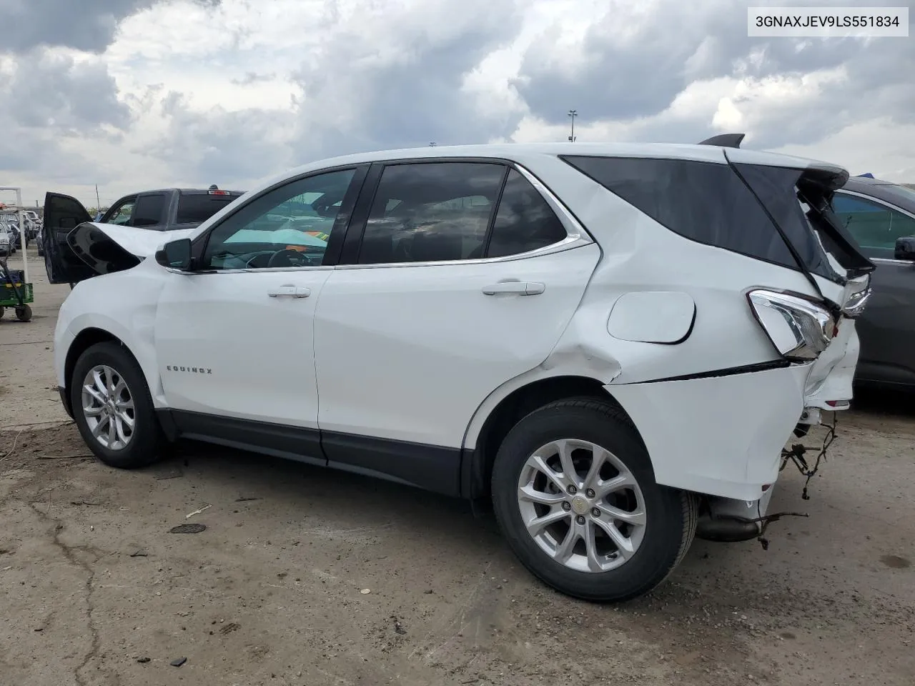 2020 Chevrolet Equinox Lt VIN: 3GNAXJEV9LS551834 Lot: 77455064