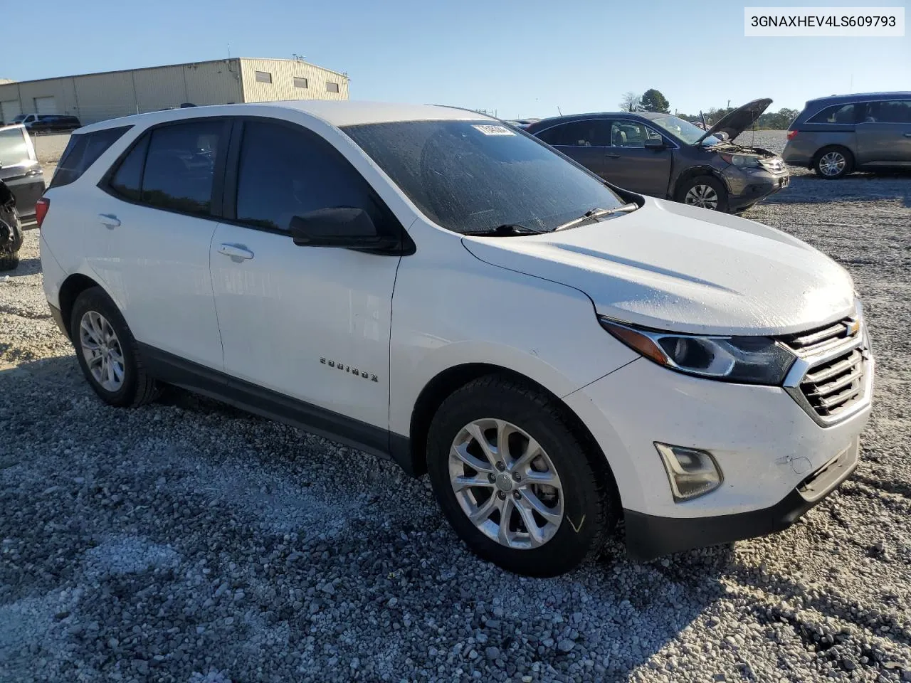 2020 Chevrolet Equinox Ls VIN: 3GNAXHEV4LS609793 Lot: 77545384