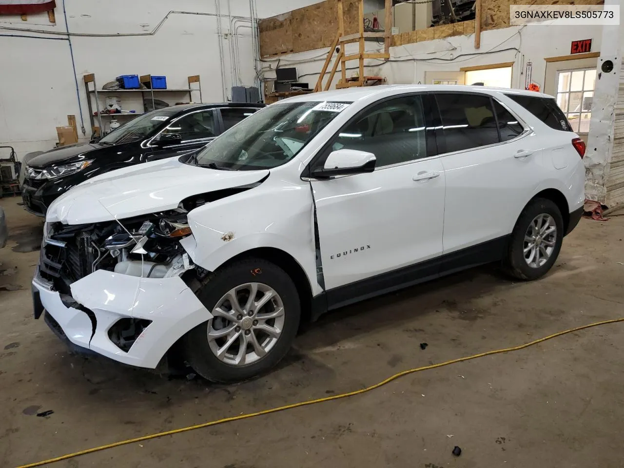 2020 Chevrolet Equinox Lt VIN: 3GNAXKEV8LS505773 Lot: 77559684