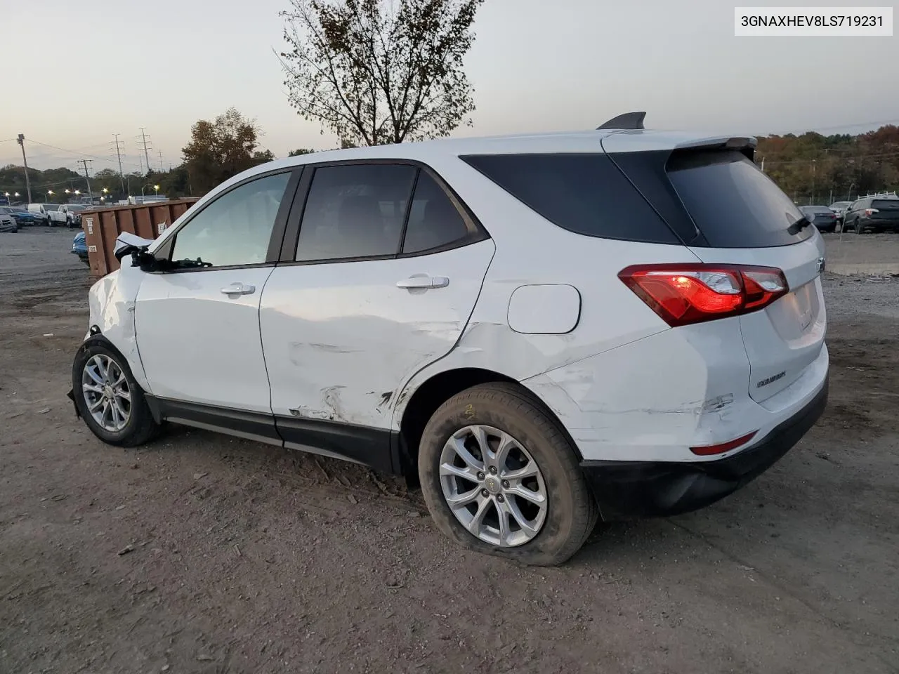 2020 Chevrolet Equinox Ls VIN: 3GNAXHEV8LS719231 Lot: 77603324