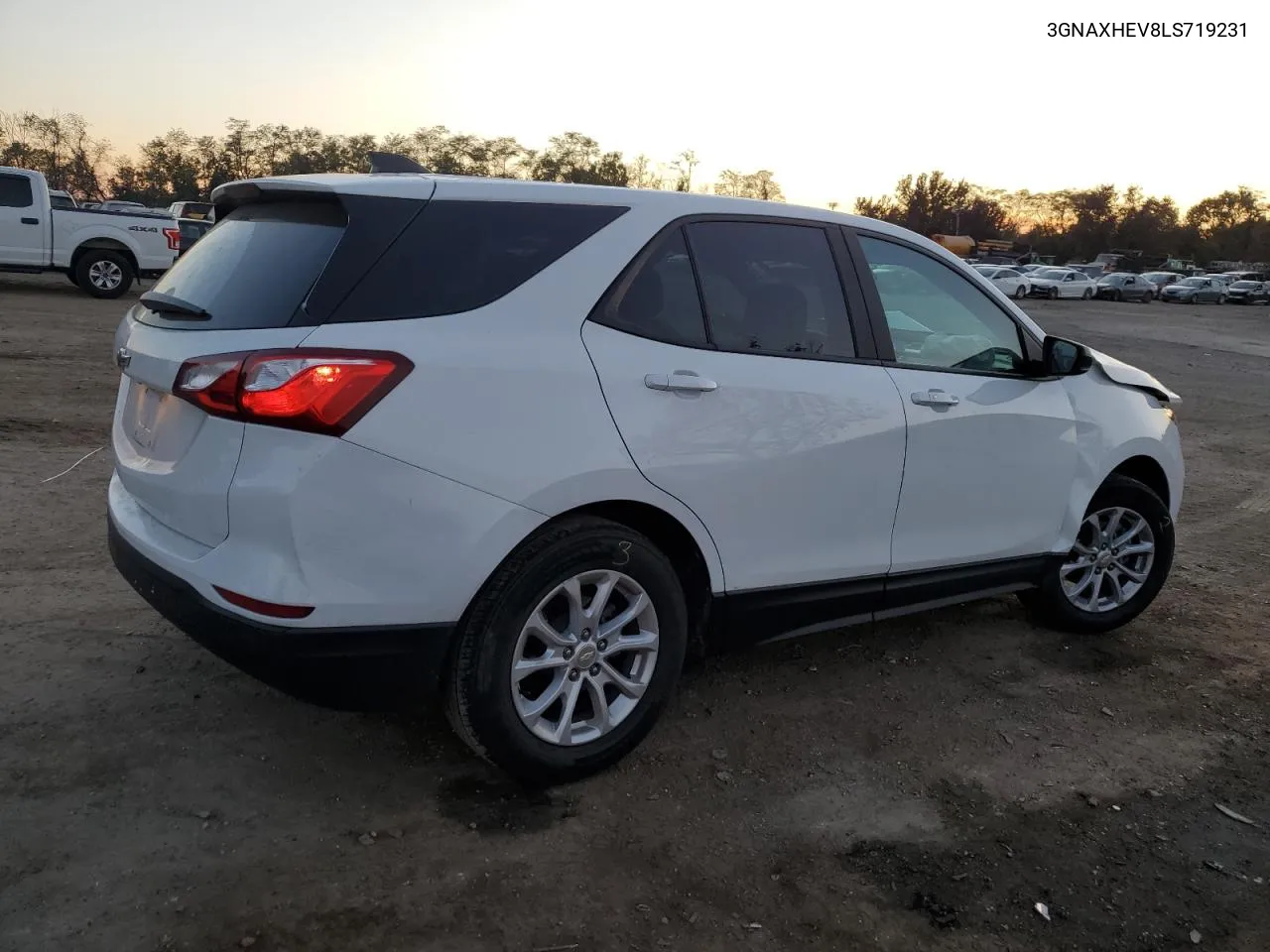 2020 Chevrolet Equinox Ls VIN: 3GNAXHEV8LS719231 Lot: 77603324