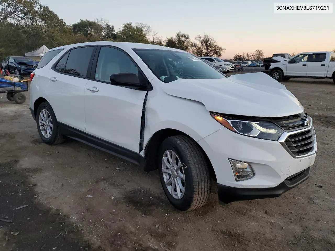 2020 Chevrolet Equinox Ls VIN: 3GNAXHEV8LS719231 Lot: 77603324