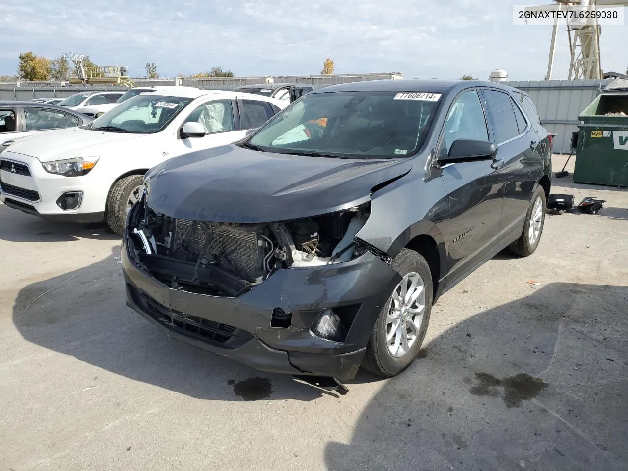 2020 Chevrolet Equinox Lt VIN: 2GNAXTEV7L6259030 Lot: 77606714