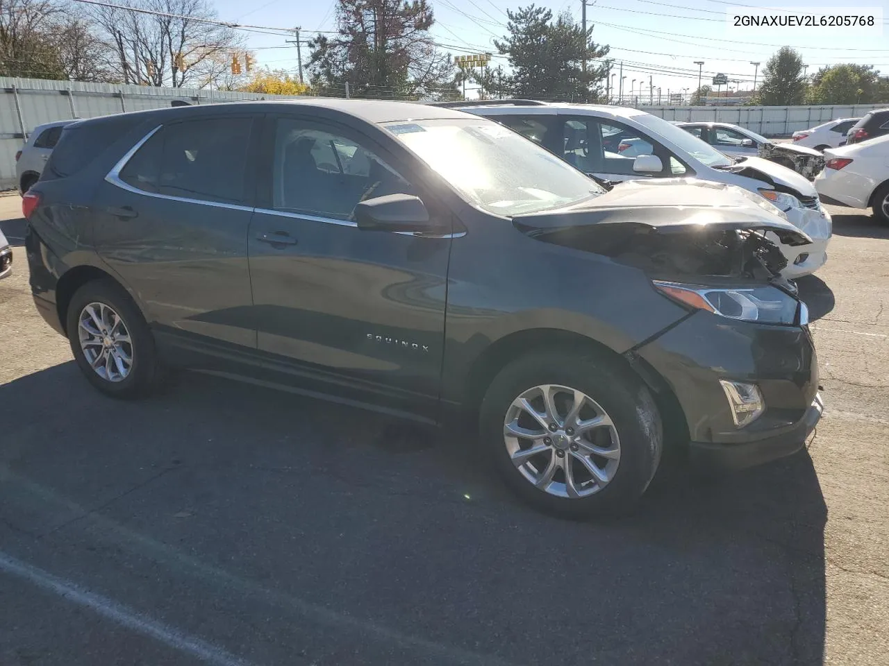 2020 Chevrolet Equinox Lt VIN: 2GNAXUEV2L6205768 Lot: 77633474