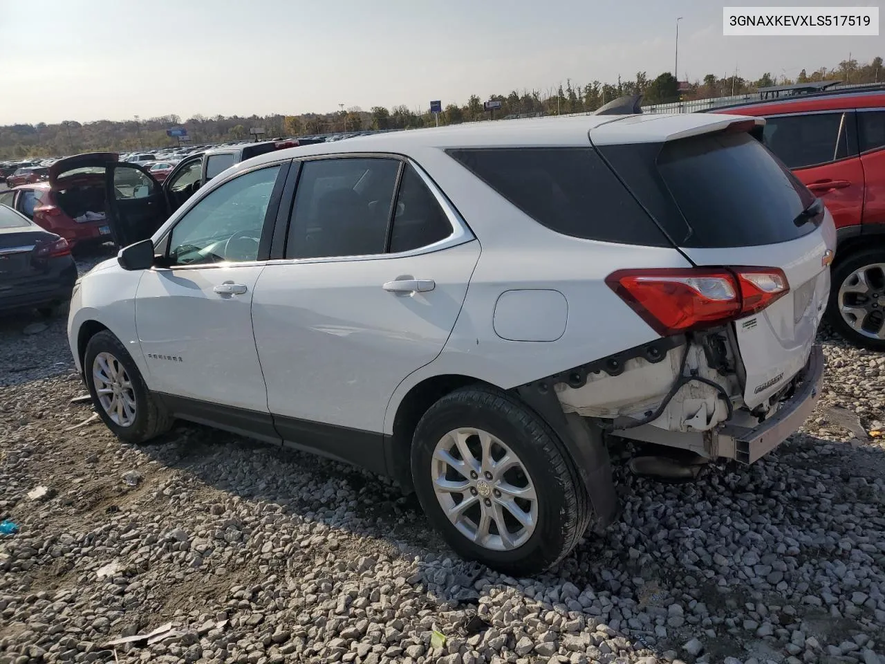 2020 Chevrolet Equinox Lt VIN: 3GNAXKEVXLS517519 Lot: 77646704