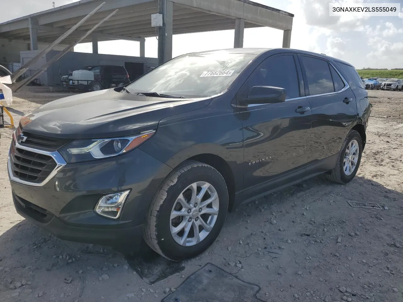 2020 Chevrolet Equinox Lt VIN: 3GNAXKEV2LS555049 Lot: 77682664