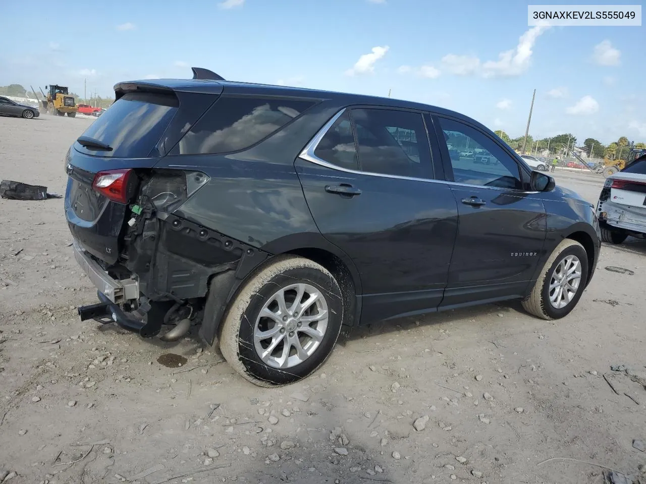 2020 Chevrolet Equinox Lt VIN: 3GNAXKEV2LS555049 Lot: 77682664